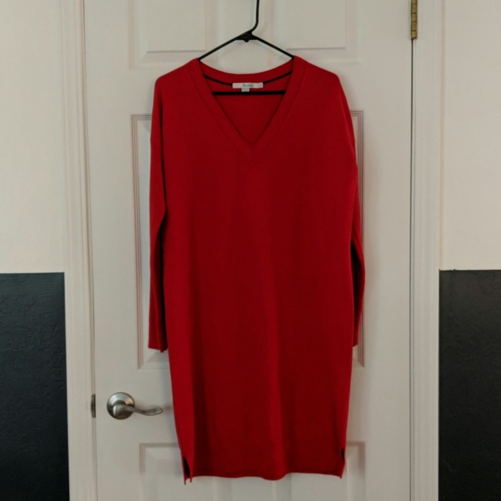 Boden wool/cotton sweater dress